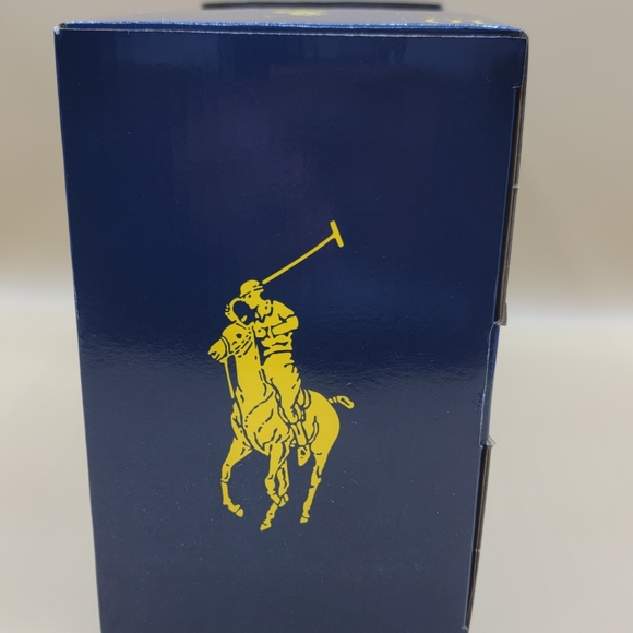 Polo Ralph Lauren Americana Polo Bear Slippers Memory Foam Black Size 10 New - Picture 13 of 13